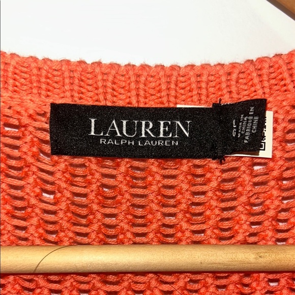 Lauren Lacing Cable-Knit Cotton Sweater - Picture 8 of 10